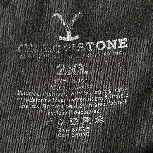 Yellowstone Shirt Womens Plus Size 2X Black Beth Dutton Ranch Country Logo TV - Picture 4 of 8